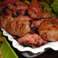 Nem Nuong  - Vietnamese grilled pork sausage patties